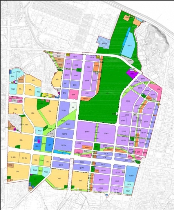 마곡 도시개발사업 토지이용계획도(사진=서울시청 제공)