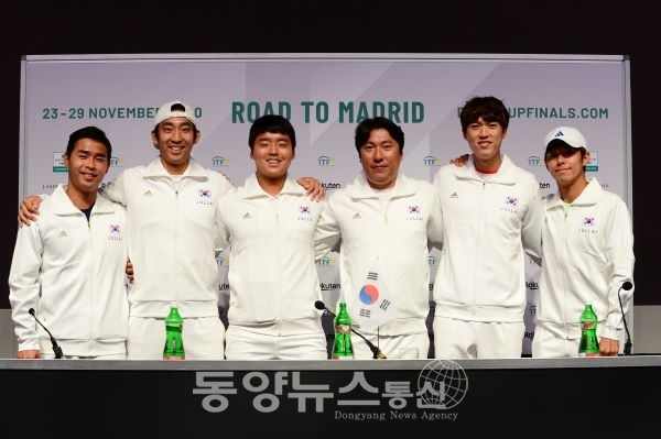 남자 테니스 국가대표팀(사진=대한테니스협회 제공)