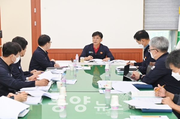경북 청송군은 민선8기 공약 검토 보고회를 개최 했다.(사진=청송군 제공)