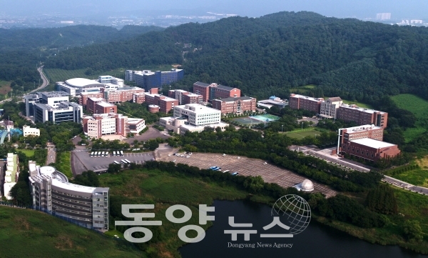 드론으로 촬영한 남서울대학교 모습. (사진=남서울대 제공)