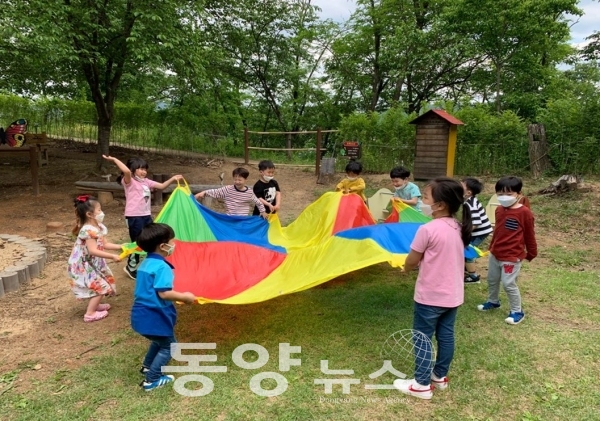 경북 의성군 구봉산에 위치한 유아숲체험원 (사진=의성군 제공)