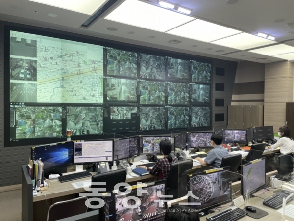 관악구 CCTV통합관제센터(사진=서울시 제공)
