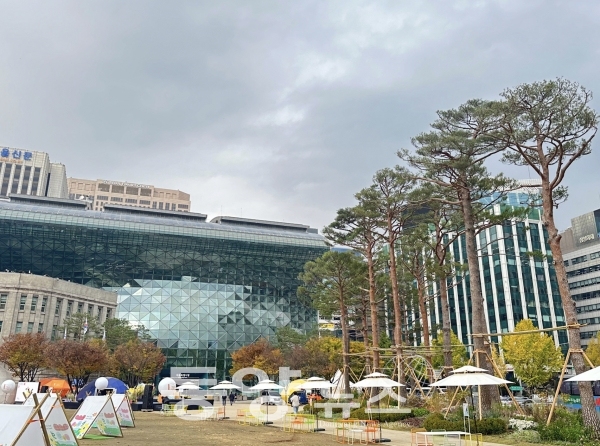 서울 광장숲 1단계 조성사업(사진=서울시 제공)